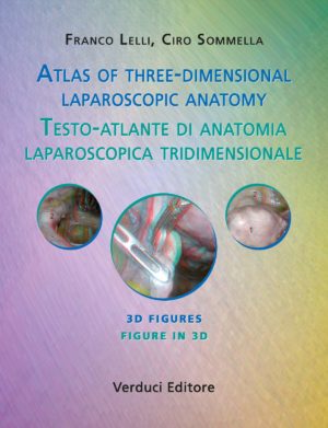 Copertina del volume Testo-Atlante di Anatomia Laparoscopica Tridimensionale