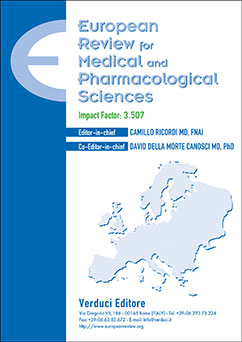 Verduci Editore | European Review for Medical and Pharmacological Sciences