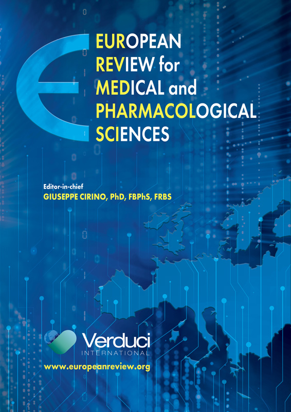 European Review for Medical and Pharmacological Sciences | Journals | Verduci Editore